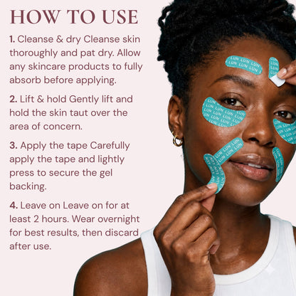 Peptiject™ Peptide-Infused Face & Eye Tape